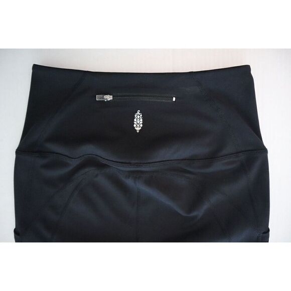 Free People Movement OB1239563 Women's Sz Small Black High Waisted Leggings - Picture 5 of 7